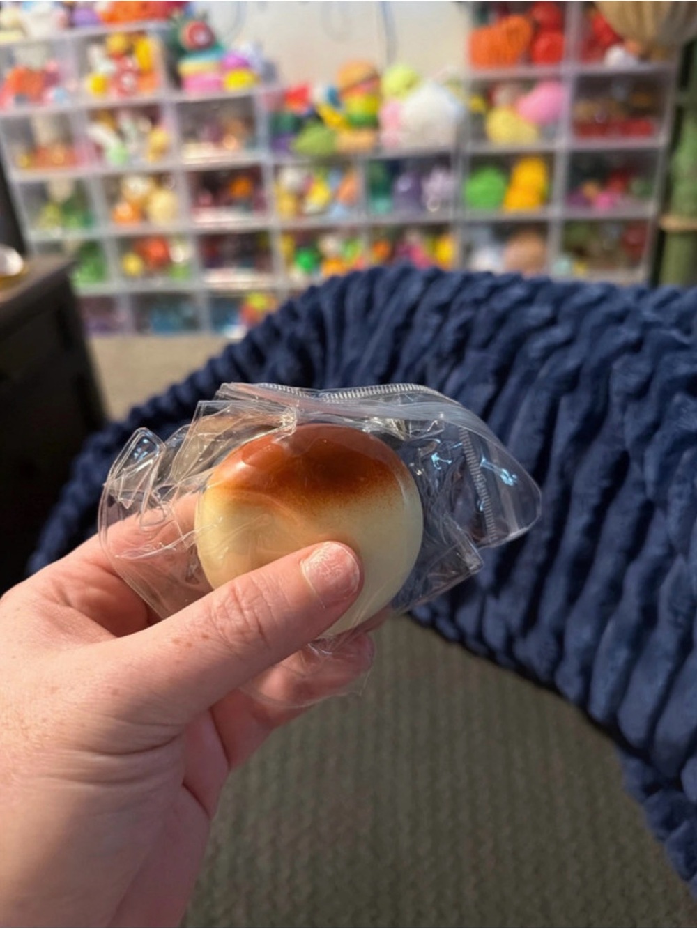 Soft Brown and Cream Squishy Stress Ball Toy - Home Party Supplies